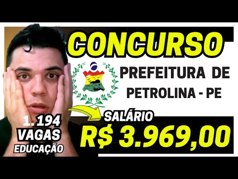 CONCURSO PREFEITURA DE PETROLINA  2025