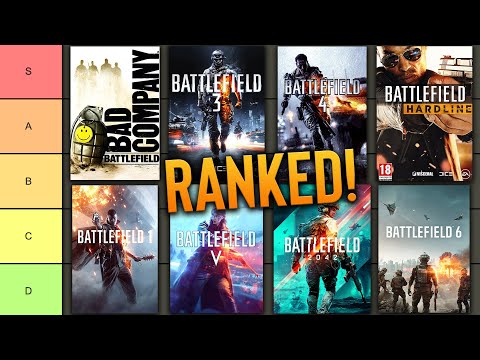 Call of Duty Fanboy Plays and Ranks EVERY Battlefield Game! (WORST to BEST)