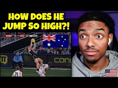 AMERICAN REACTS to Every AFL Mark of the Year Winner (2001–2019)