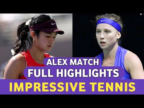 Alex Eala Impressive Tennis vs Ekaterina Kazionova Tennis Highlights - Alexandra Sweet Game Play HD
