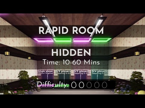 Roblox TERMINAL ESCAPE ROOM HIDDEN Walkthrough (Rapid Room)
