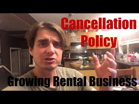 Cancellation Policy - Growing Event Rental Business