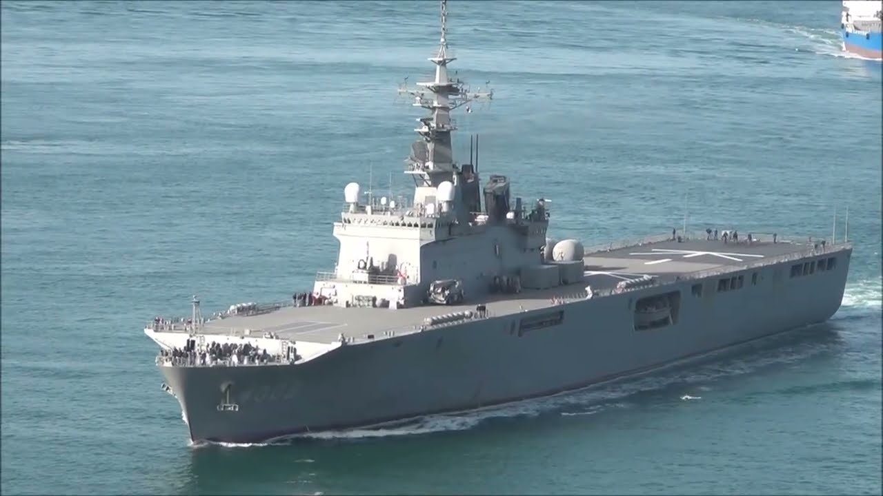 海上自衛隊in来島海峡　輸送艦くにさき　令和8年2月