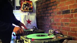 Dj Eloheem with the brick wall cuts on serato..