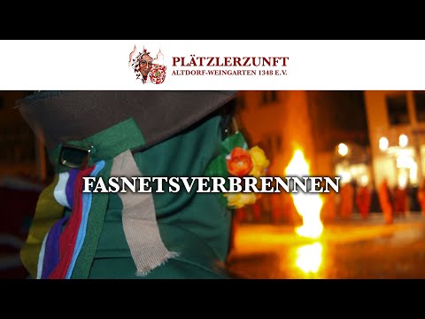 Fasnetsverbrennen Weingarten 2021