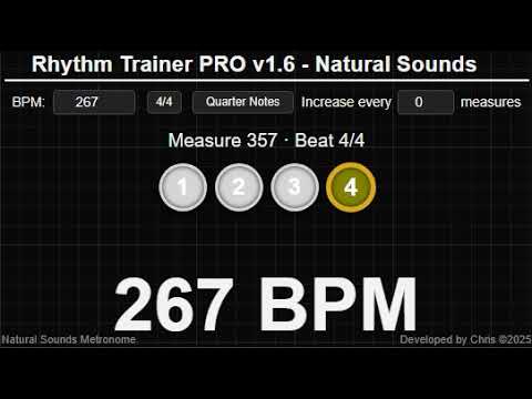 Metronome 267 BPM