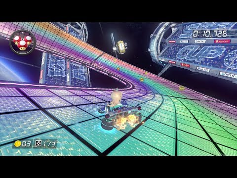 Mario Kart 8 - Rainbow Road Time Trial (2:09.230) [No Fire Hopping]
