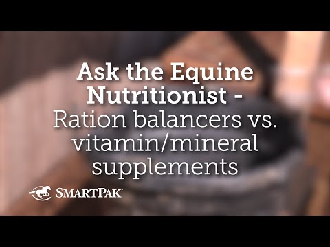 , title : 'Ask the Equine Nutritionist - Ration balancers vs. vitamin/mineral supplements'