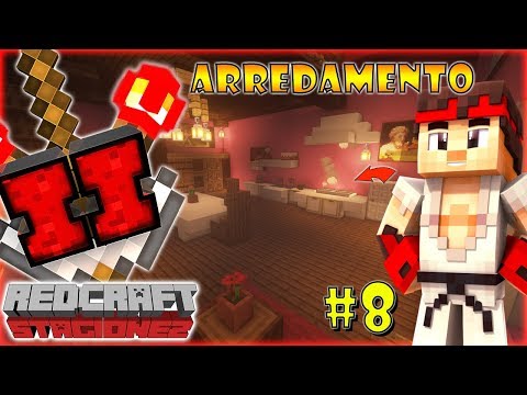 RedCraft 2: ARREDAMENTI INTERNI ! - Minecraft #8