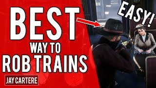 Red Dead Redemption 2 Tutorial - THE BEST WAY TO ROB A TRAIN - MAKE LOADS OF MONEY & ESCAPE ALIVE!
