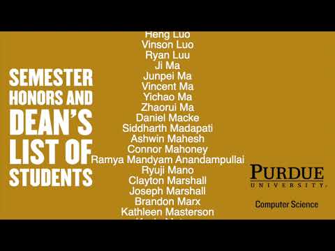 Purdue Deans List
