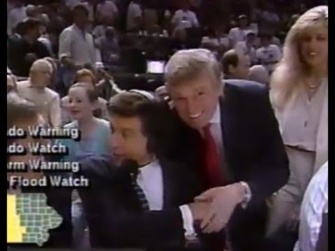 Donald Trump interrupts Marv Albert's birthday - 1994 NBA Finals (Game 3) | Rockets @ Knicks