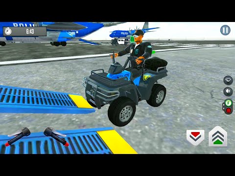 Police Quad Bikes Transporter Simulation #3 - Cargo Truck Transports ATV - Android Gameplay