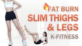 18 MIN ONLY SLIM & TONED THIGHS, LEGS (NO Bulk Up)FULL BODY FAT BURN/ Low Impact Version / Shirlyn