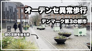 デンマーク第3の都市 オーデンセで異常歩行してきました