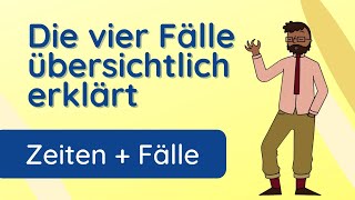 Die 4 Fälle Deutsch Erklärung  ✅ Nominativ, Genitiv, Dativ, Akkusativ