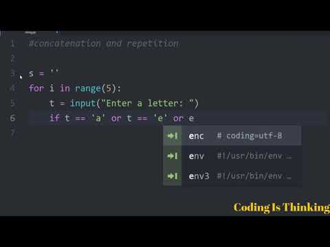 Beginner Python Tutorial Concatenation English
