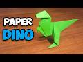 How To Make an Easy Origami Dinosaur