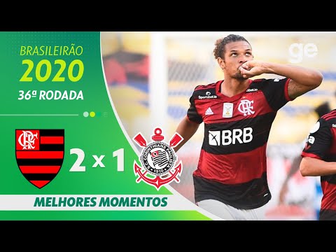 FLAMENGO 2 X 1 CORINTHIANS | MELHORES MOMENTOS | 36ª RODADA BRASILEIRÃO 2020 | ge.globo