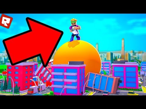 РАЗГРОМ ГОРОДА В СИМУЛЯТОРЕ ШАРА! | Roblox