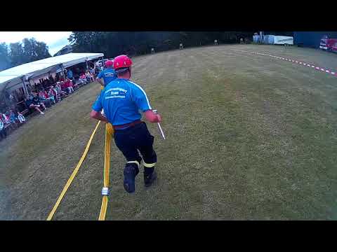 Feuerwehrtag Nienhagen - Löschangriff Nass - Helmkamera Verteilerläufer