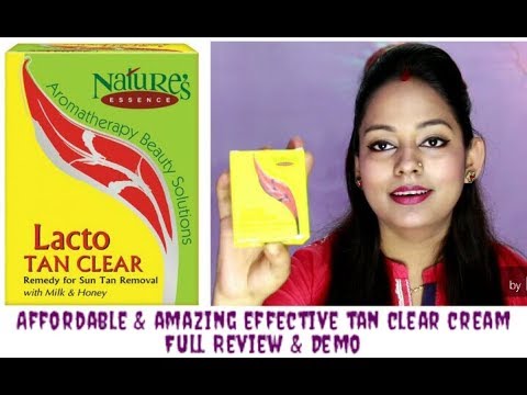 Natures essence lacto tan clear cream full review and demo ,...