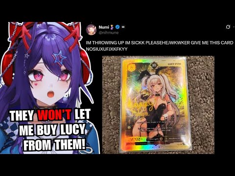 Numi Crashes Out Seeing Lucy's 1 of 1 VCard Pulled