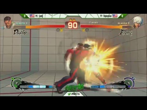 NEC16 - USF4 - Winners Final - PIE Smug (Dudley) vs YP Filipinoman (Elena; Rose)