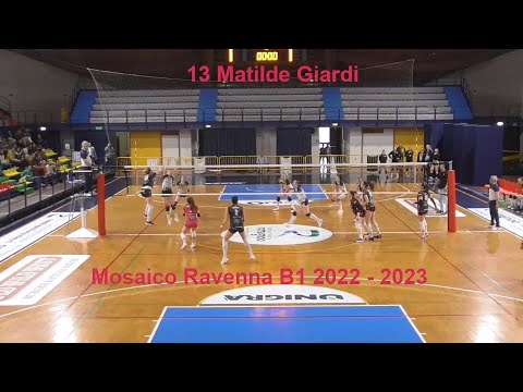 13 Matilde Giardi - Mosaico Volley Ravenna Pallavolo femminile serie B1 2022-2033