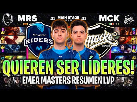 RIDERS SE QUIERE PONER LÍDER DE GRUPO! *MASACRE* | MRS vs MCK RESUMEN EMEA MASTERS LVP ESPAÑOL