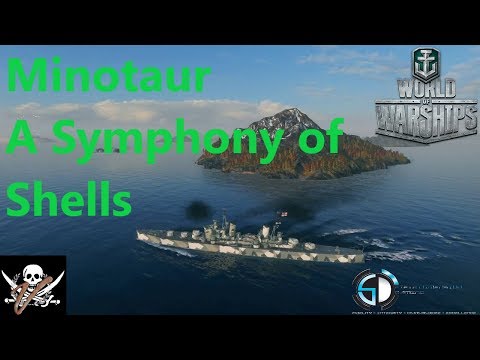 World of Warship - Minotaur a Symphony of Shells