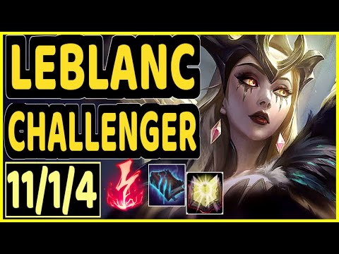 MINIDUKE (LEBLANC) - 11/1/4 KDA MID CHALLENGER GAMEPLAY - EUW