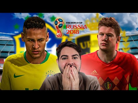 VINGANÇA CONTRA BELGICA! JOGANDO FIFA 18 COPA DO MUNDO EM 2024!!!