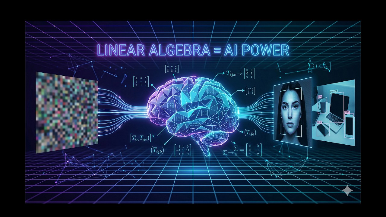 How AI Actually Understands Data (Linear Algebra Explained)