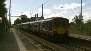 preview picture of video 'Half an Hour at (43) - Newton le Willows Station 29.6.2014 - Earlestown Class 150 156 175 185'