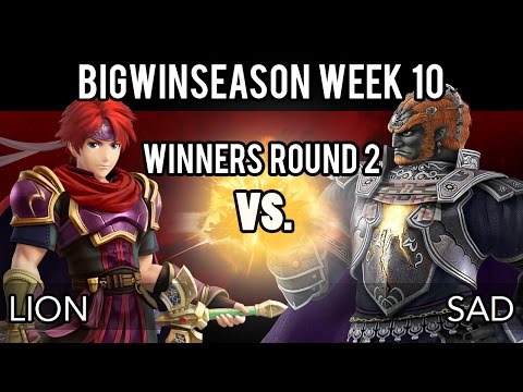 BigWinSeason Week 10 - Winners Round 2 - Lion (Roy) VS Sad (Ganondorf)