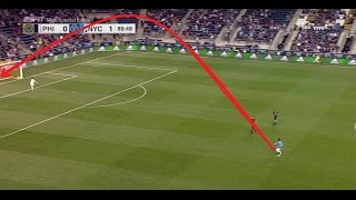 Download lagu David Villa scores an incredible goal from 50 yards away mp3