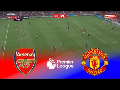 🔴LIVE : Arsenal vs Manchester United - Premier League 2025/26 | Pes 21 Gameplay Simulation