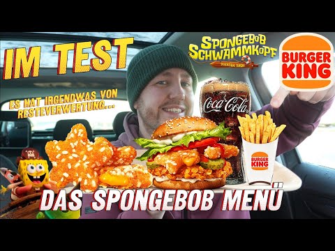 Burger King: Spongebob Crispy Chicken Burger – King Menü & Patrick's Lucky Stars im Test