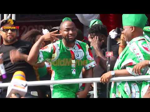 DAVIDO AND B RED PERFORMANCE AT SENATOR ADEMOLA ADELEKE'S GOVERNORSHIP CAMPAIGN OSHOGBO