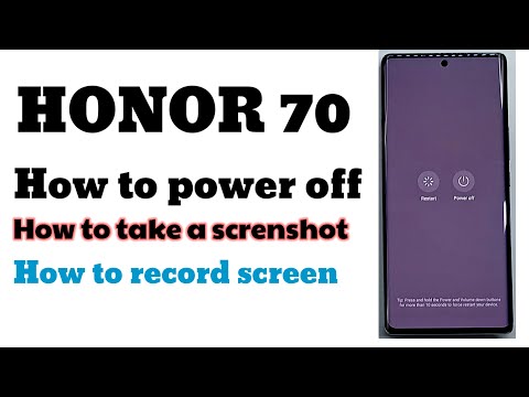 How to power off HONOR 70