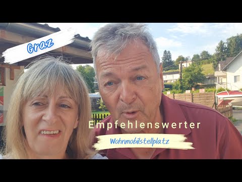 Recommended motorhome parking space in Graz on the A2, perfect as a stopover on the way south.