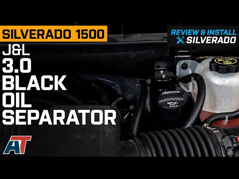 2019-2022 Silverado 1500 J&L 3.0 Black Oil Separator; Driver Side Review & Install