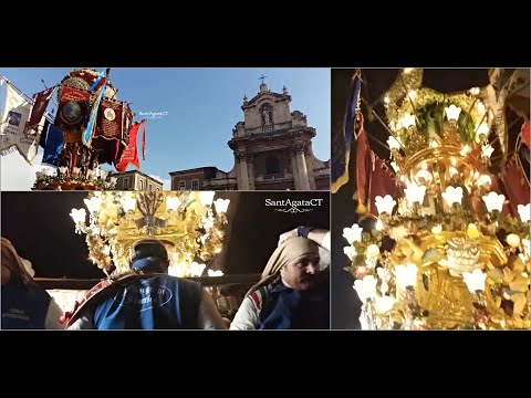 Candelora Cereo Ortofrutticoli - Piazza Carlo Alberto / Via Cardinale Dusmet - Sant'Agata 2017 CT