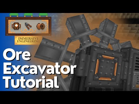 How To Build An Ore Excavator (Immersive Engineering)
