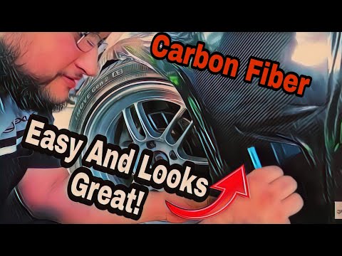 How To Vinyl Wrap Your Car! Using Vivid Carbon Fiber From Amazon