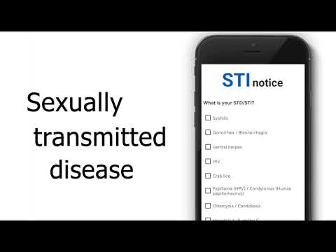 STI notice: notify contacts