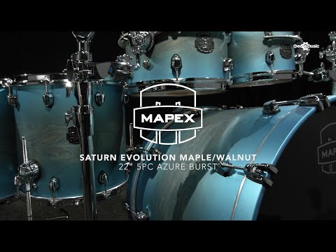 Mapex Saturn Evolution Maple/Walnut 22'' 5pc, Azure Burst