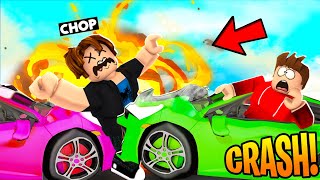 CAN CHOP AND FROSTY REACH MAX LEVEL IN ROBLOX CAR CRUSHERS 2