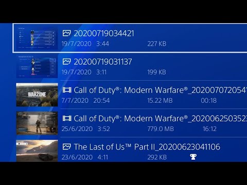 PS4 How to Find Saved Videos/Screenshots NEW!